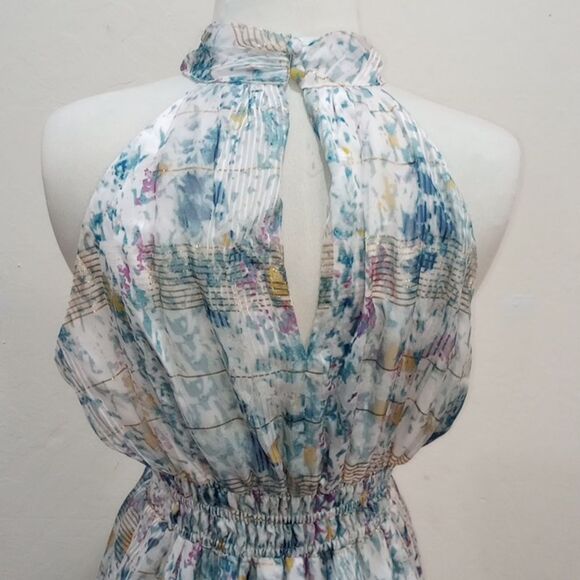 NEW! Anthropologie Somerset Chiffon Maxi Dress  - Size Small - Picture 12 of 15